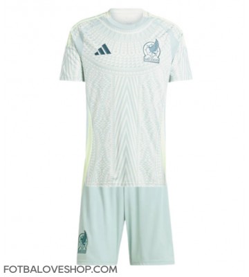 Mexiko Dětské Venkovní Dres Copa America 2024 Krátký Rukáv (+ trenýrky)
